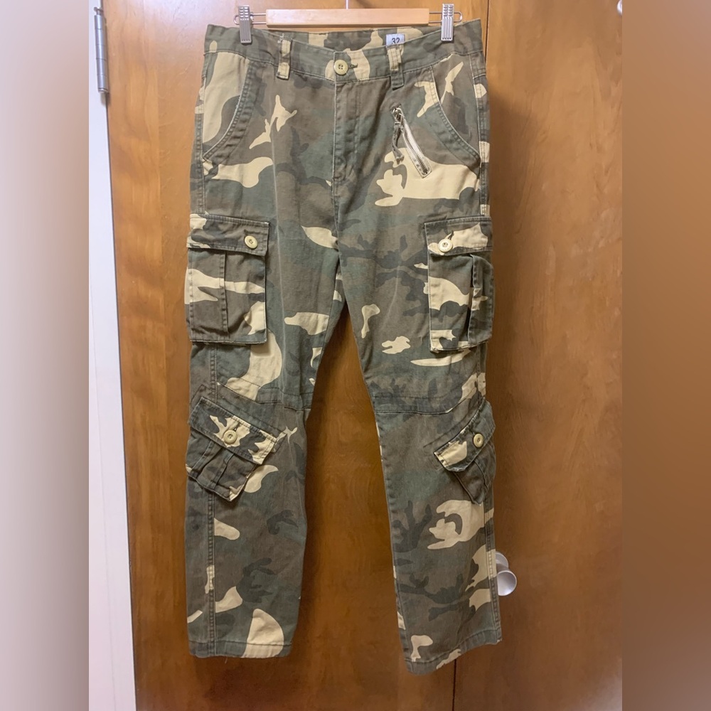 Must way Camo Cargo Pants Military outdoor SZ 32